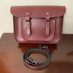 Cambridge Satchel Company Burgundy Satchel 11”